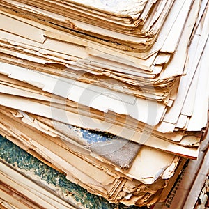 Heap of old papers