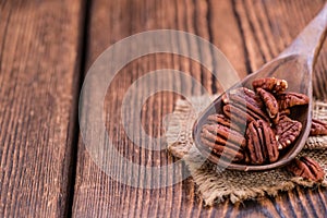 Heap of Pecan Nuts (selective focus)