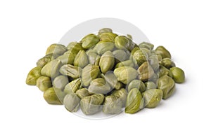 Heap of pickled capers