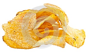 Heap of potatoe chips