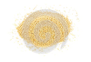 Heap of raw, uncooked amaranth seeds