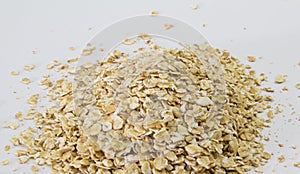 Heap of rolled oats