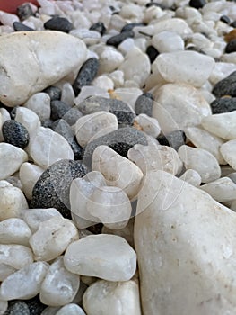 Heap of thirivana stones in a home garden