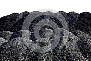 Heaps of coal