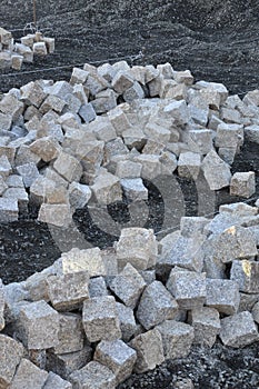 Heaps of cobblestones