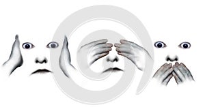 Hear, see, speak no evil