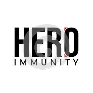 Herd immunity logo icon for New normal lifestye concept