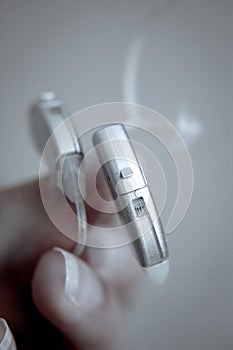 Hearing aid for deaf people