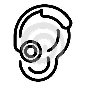Hearing aid device using for deafness problem icon