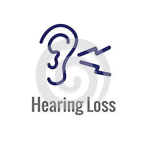 Hearing Aid or loss - Sound Wave Image