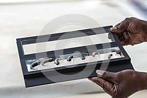 Hearing Aids - Product Line in presentation box