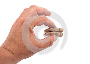 Hearing aids - side view