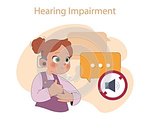 Hearing Impairment concept.