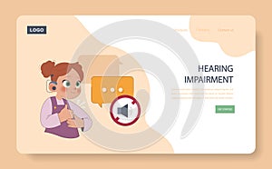 Hearing Impairment concept.