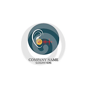 Hearing Logo Template photo