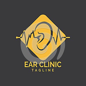 Hearing Logo Template vector icon design