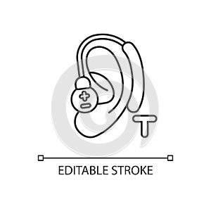Hearing loop linear icon