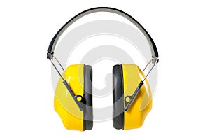 Hearing protection for mechanics and construction workers. Personal protective accessories used in factories