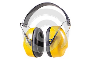 Hearing protection for mechanics and construction workers. Personal protective accessories used in factories