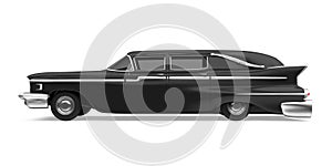 Hearse Car Isolated