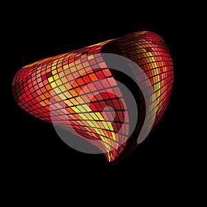 The heart abstract background