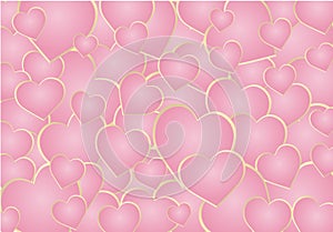Heart abstract background