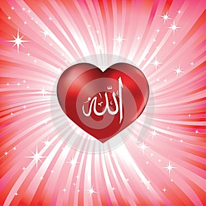 Heart as symbol of love