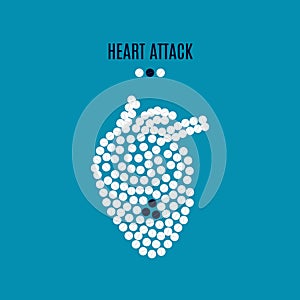 Heart attack awareness poster