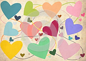 Heart background