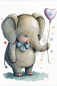 Heart Balloon Elephant A Lighthearted Journey