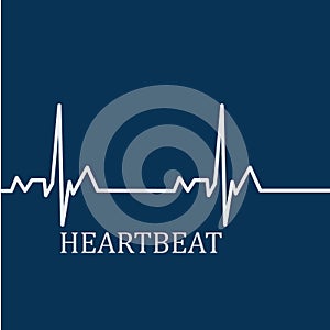 Heart beat monitor pulse line art vector icon, Ecg heartbeat. cardiology symbol. logo for cardiologist. Medical icon