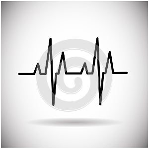 Heart Beat Pulse Medicine Icon