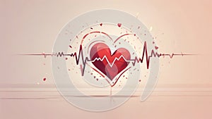 A heart beats stronger and faster, showcasing the impact of positive psychology on ones overall wellbeing and happiness