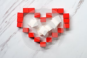 Heart Blood Sugar Concept