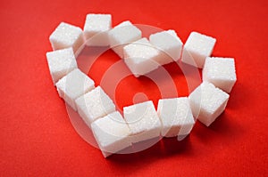 Heart Blood Sugar Concept