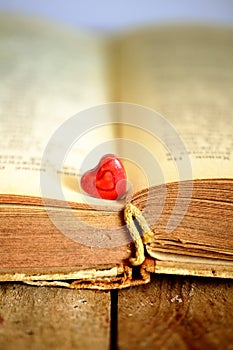Heart and book