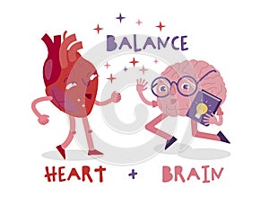 Heart-brain connection. Health of the heart and mind are intertwined.