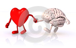 Heart and brain hand in hand