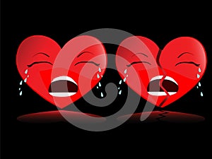 Heart break(vector)