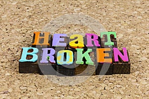 Heart broken heartbroken emotion despair rejection love romance sadness depression