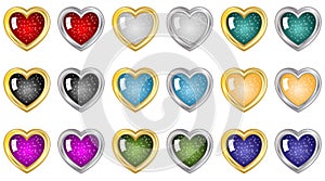 Heart Buttons