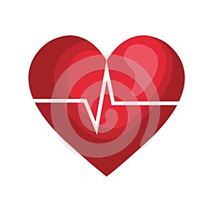 Heart cardio isolated icon