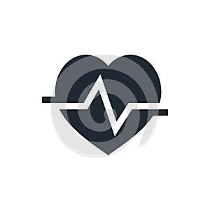 Heart cardiology icon