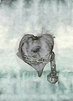 Heart in chains