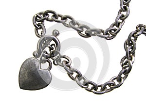 Heart charm bracelet photo