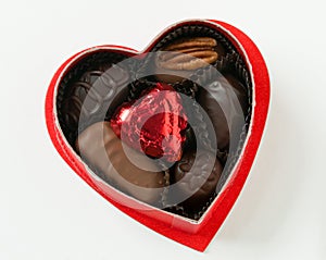 Heart with Chocolate Candy