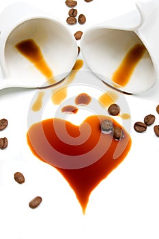 Heart of coffee