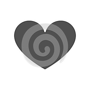 Heart colored icon. Like, feedback, attract, addiction symbol