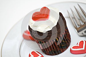 Heart Cupcake