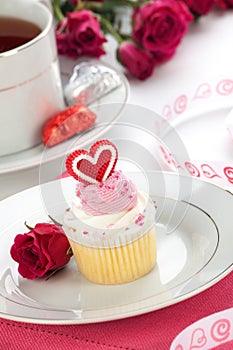 Heart Cupcake for Valentine Day